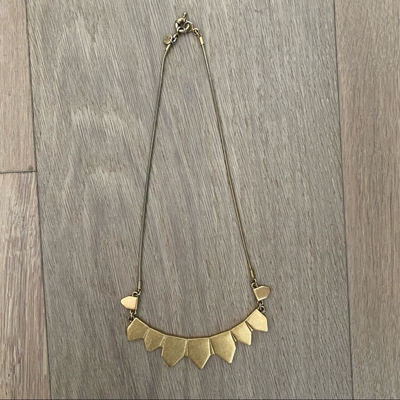 Madewell - Gold Short Herringbone Necklace - Picture 1 of 3